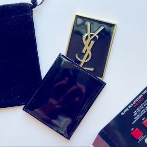 YSL Purse Mirror and Red Lipstick Sampler Set